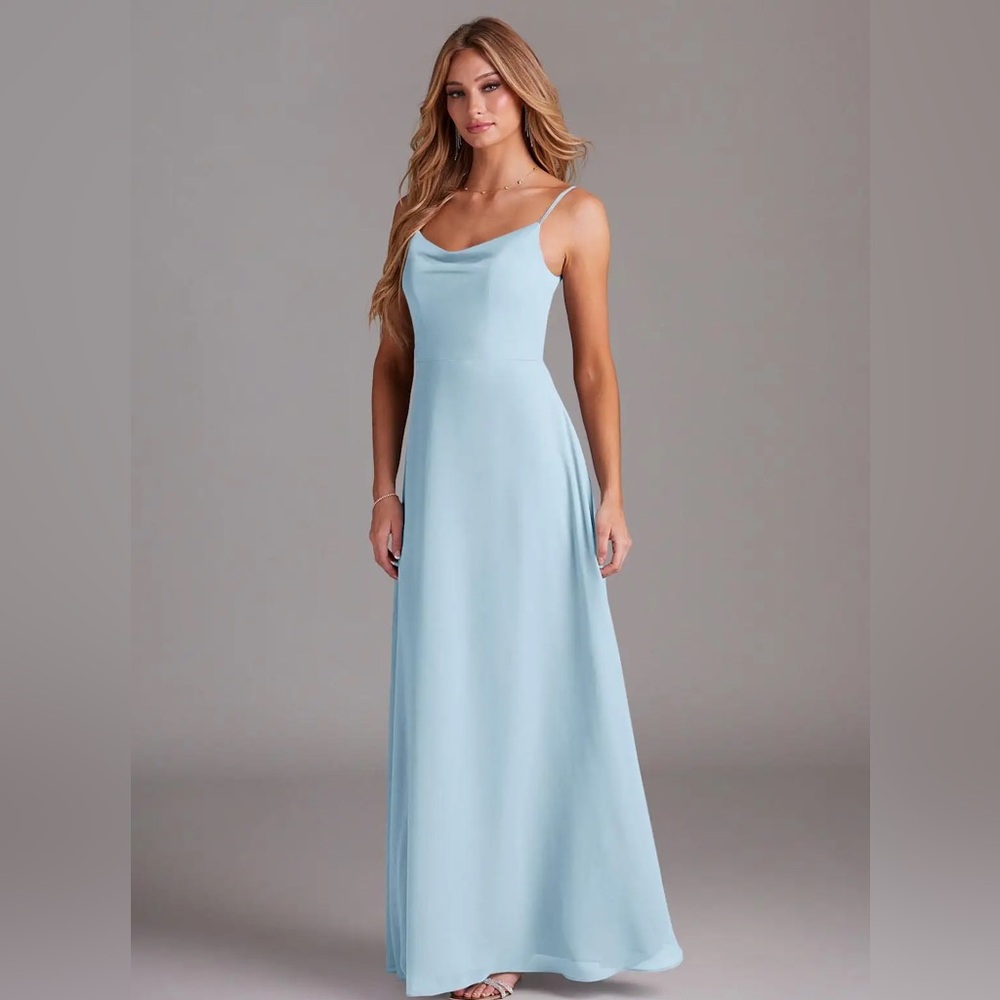 Azazie Daenerys Bridesmaid Dress Sky Blue